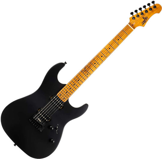 Jet JS-500 MBK Stratocaster HH E-Gitarre Satin Schwarz