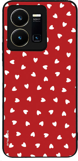 Sonique Heart Series Case Vivo Y35 4G Vivo Y22 Vivo Y22s Red