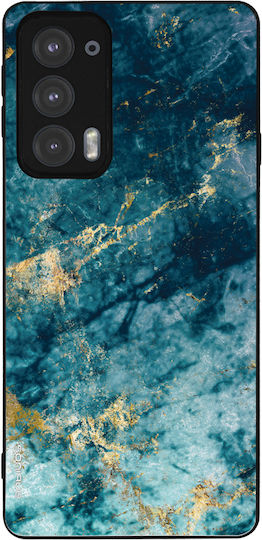 Sonique Marble Series Case for Motorola Edge 20 5G Blue