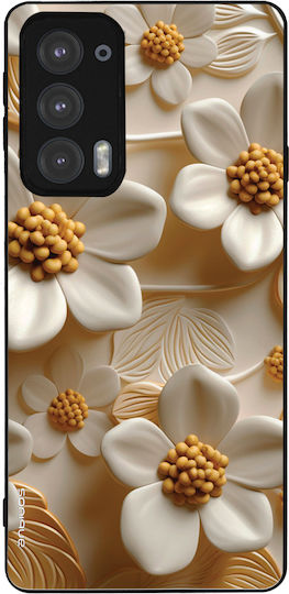 Sonique 3D-Blumenserie Hülle für Motorola Edge 20 5G Weiß