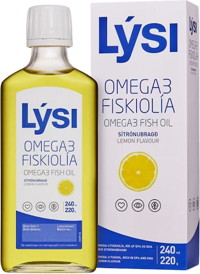 Lysi Омега 3 Рибено масло 745мг 240мл Лимон