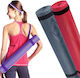 Bakaji Set of 2 Non-Slip Yoga Mats 175 X 60 Cm Fitness Training Mats 02840694