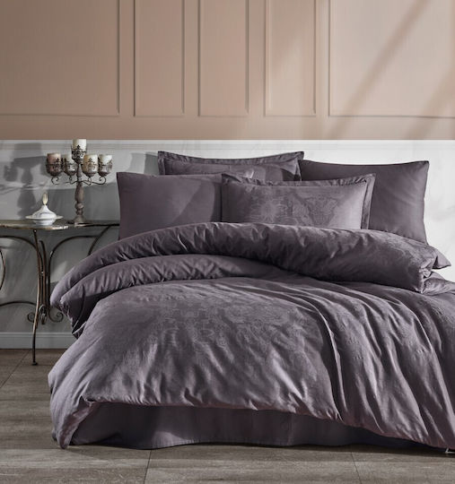 Clasy Home Set Huse Pentru Pilote Arven 200x220cm Dublu Cu 4 Fețe De Pernă Și 1 Cearșaf Arven