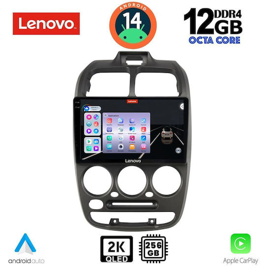 Lenovo Auto-Audiosystem für Hyundai Akzent 1999-2004 (Bluetooth/USB/WiFi/GPS/Apple-Carplay/Android-Auto) mit Touchscreen 9"