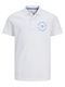 Kinderpolo Kurzarm White