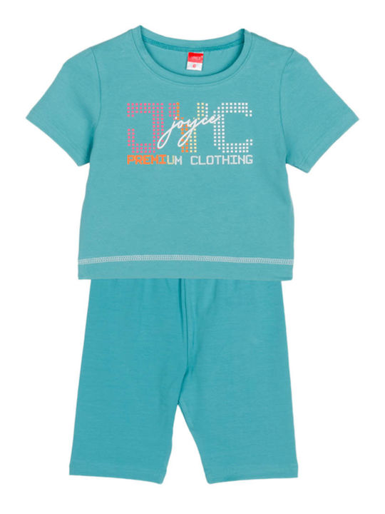 Joyce Kids' Set with Leggings Summer 2pcs Pink