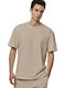 T-shirt Taupe Grey