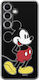 Disney Mickey Back Cover Σιλικόνης Μαύρο (Galaxy S24)