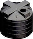 Vertical Cylindrical Plastic Storage Tank 3000lt for Water / Petroleum Black