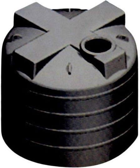 Vertical Cylindrical Plastic Storage Tank 3000lt for Water / Petroleum Black