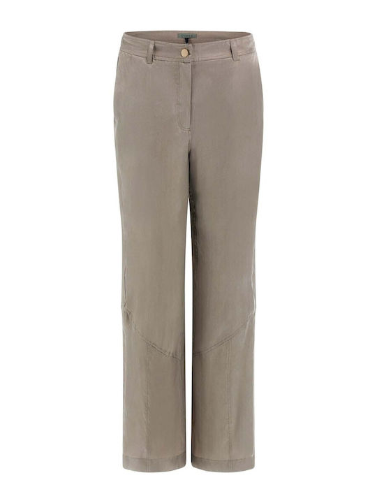 Guess Damen Chino Hose in Geradem Schnitt Sage ...