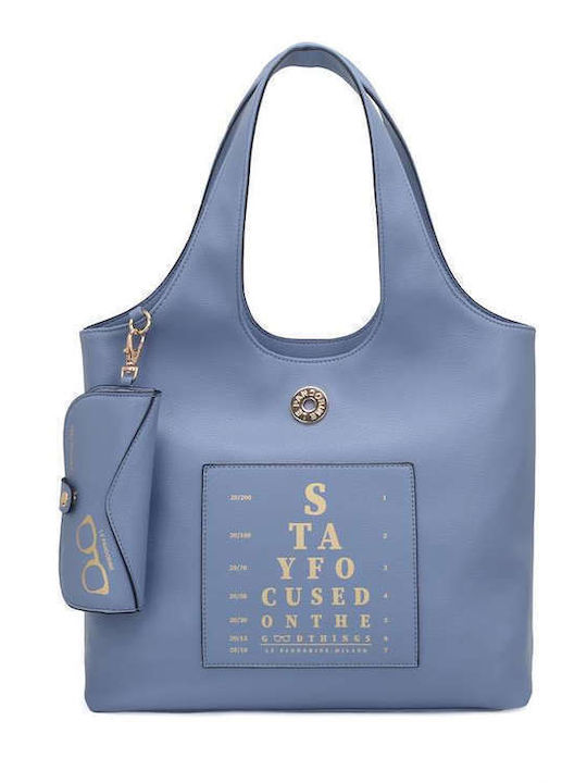 Women's Light Blue Shoulder Bag