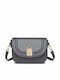 Leather Women's Bag Crossbody Gray