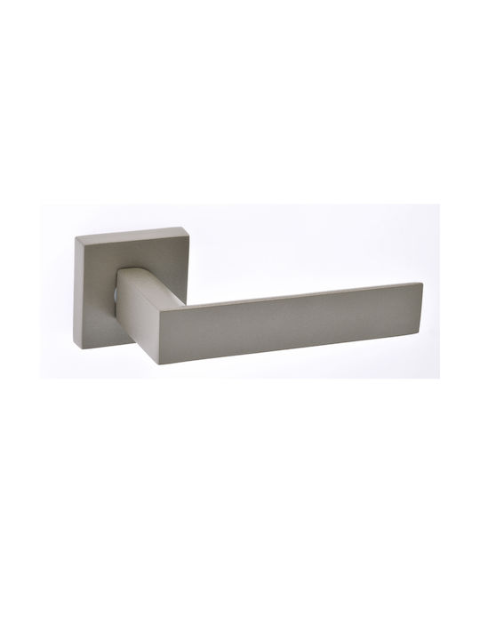 Best Design Πόμολο Εξώπορτας με Ροζέτα Αριστερό 21 Μπεζ