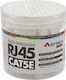 RJ-45 UTP Cat.5e EZ проходен конектор 100 бр. RJ45-cat5-ez-jar