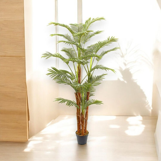Palmier Artificial Kentia 22 Frunze Ghiveci din Plastic 180 cm