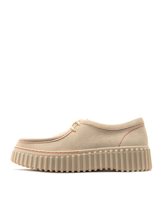 Clarks Torhill Leather Women's Moccasins in Bei...