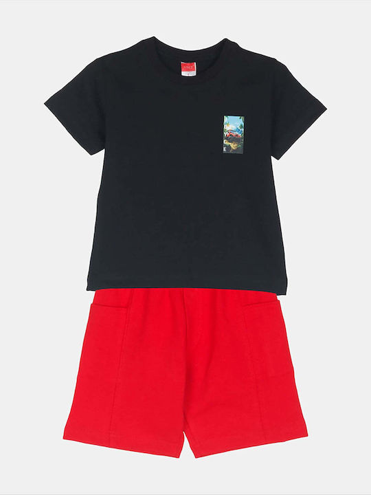 Joyce Kinder-Set mit Shorts Sommer 2Stück Black