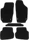 Set of Front and Rear Mats 4pcs for Seat Ibiza / Cordoba 2002-2008 Black