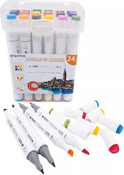 M&G Markere 1mm Set 12 Culori