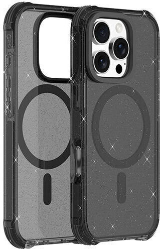 Premium Umschlag Rückseite Silikon Wasserdicht Schwarz (iPhone 17 Pro / iPhone 16 Pro)