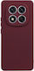 Umschlag Rückseite Silikon Burgundisch (Redmi Note 14 Pro 5G / Poco X7)