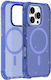 Premium Back Cover Silicon Impermeabil Albastru (iPhone 16)