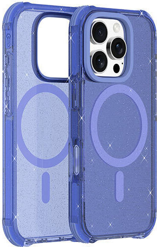 Premium Umschlag Rückseite Silikon Wasserdicht Blau (iPhone 17 Pro / iPhone 16 Pro)