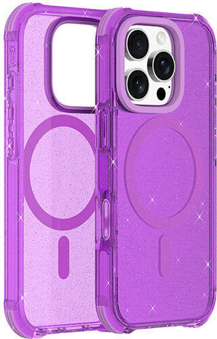 Premium Задна корица Силикон Водоустойчив Лилав (iPhone 16 Pro)