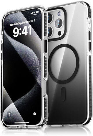 Premium Back Cover Σιλικόνης Αδιάβροχο Μαύρο (iPhone 16 Pro Max)