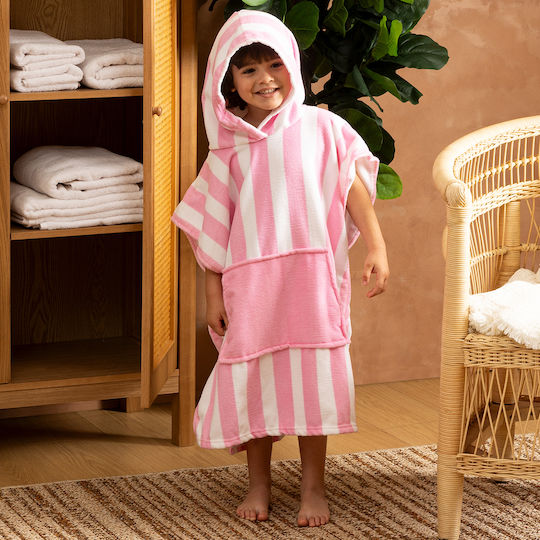Poncho pentru copii 55x70 A-s Wili Roz 205841