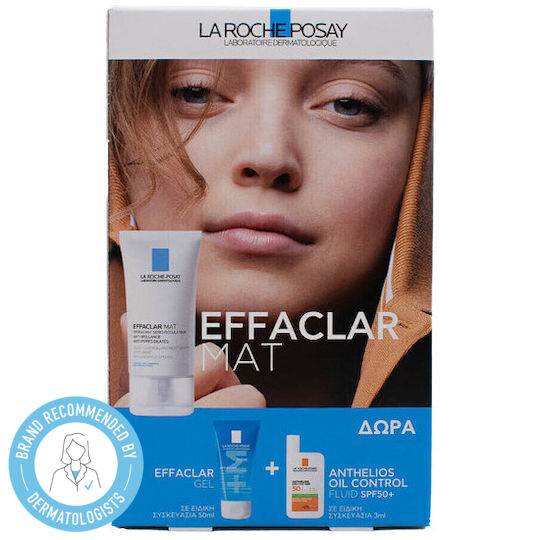 La Roche Posay Effaclar Mat Σετ Περιποίησης για Ενυδάτωση & Σύσφιξη 3τμχ