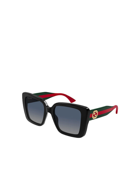 Gucci Women's Sunglasses with Brown Tartaruga Plastic Frame