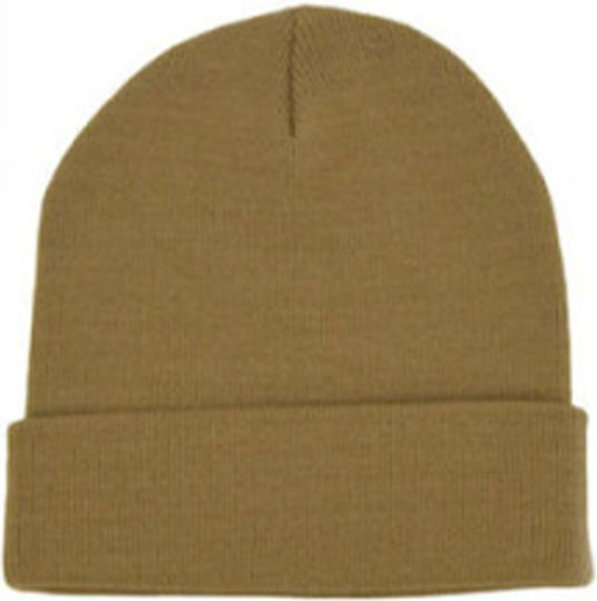 Beanie Beanie Knitted in Brown color