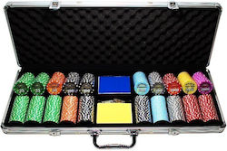 Pokeritems Σετ 500 Μάρκες Poker 12gr σε Βαλίτσα