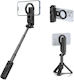 Ulanzi Jj03 Selfie Stick Trepied Pentru Telefon Mobil Bluetooth Negru