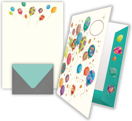 Quire Envelope Correspondence with Adhesive 1pcs in Multicolour Color