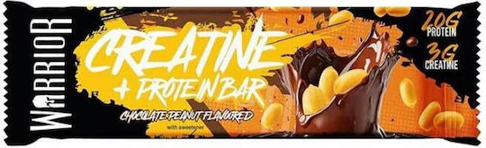 Warrior Creatine + Protein Bar Μπάρα με 3gr Πρωτεΐνης & Γεύση Chocolate / Peanut 75gr
