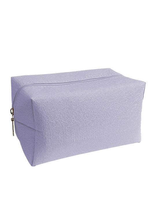 Glitzer-Kulturtasche 18x8x10cm 4 Farben