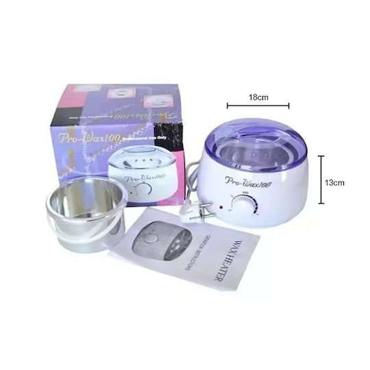 Professional Wax Warmer Pot 400ml White Pro-wax 100 Electric Salon Wax Heater 78004