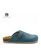 Afelpado Anatomical Leather Women's Slippers Blue