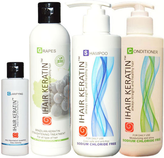 Complete Keratin Grape Treatment Kit Ihair Keratin 250 Ml