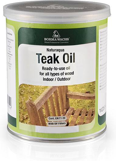 Borma Wachs Naturaqua Teak Oil Νερού Τικ Ματ 5lt