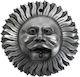 Beer Buddies Wall Mounted Bottle Opener Sun Silver