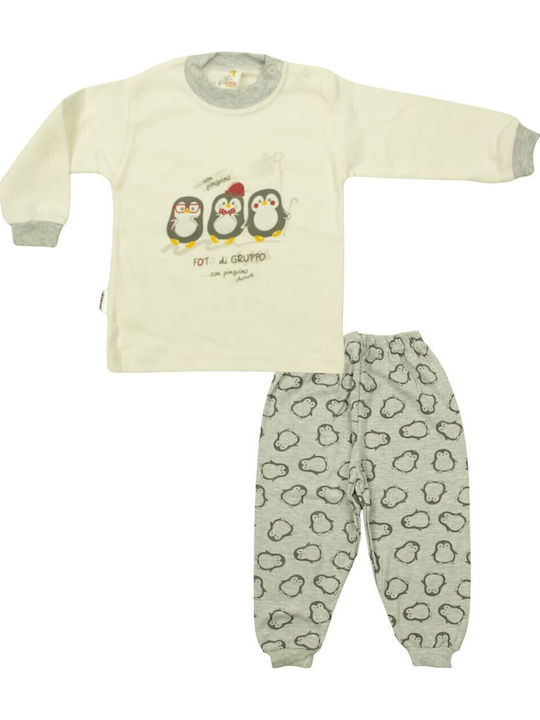 Kamtex Baby Kids' Pajamas Winter Gray