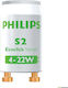 Εκκινητής Φθορισμού Λευκός 4-22w Ecoclick S2 Philips