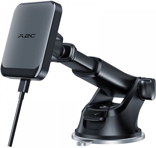 Car Mobile Mount with Adjustable Hooks Black
