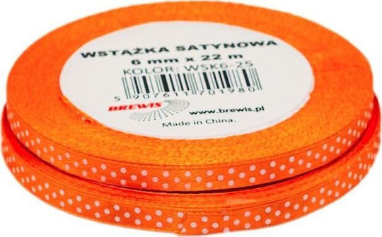 Brewis Brewis Σατέν Κορδέλα Πουά 6mm Wsk6-25 Brewis