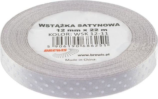 Satin Ribbon Brewis Polka Dot 12mm X 22m 11 Brewis