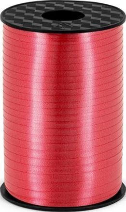 Plastic Ribbon Decoration Red 5 Mm Universal Party Deco